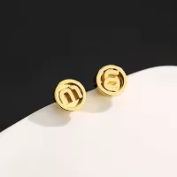Cheap MIU MIU Earrings For Women #1344561 Replica Wholesale [$25.00 USD] [ITEM#1344561] on Replica MIU MIU Earrings