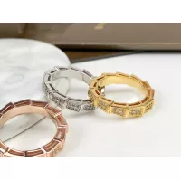 Cheap Bvlgari Rings In Rose Gold For Women #1345191 Replica Wholesale [$25.00 USD] [ITEM#1345191] on Replica Bvlgari Rings