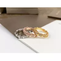 Cheap Bvlgari Rings In Rose Gold For Women #1345191 Replica Wholesale [$25.00 USD] [ITEM#1345191] on Replica Bvlgari Rings