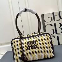 Cheap MIU MIU AAA Quality Handbags For Women #1345614 Replica Wholesale [$122.00 USD] [ITEM#1345614] on Replica MIU MIU AAA Quality Handbags