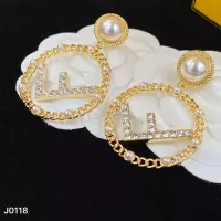Cheap Fendi Earrings For Women #1345642 Replica Wholesale [$25.00 USD] [ITEM#1345642] on Replica Fendi Earrings