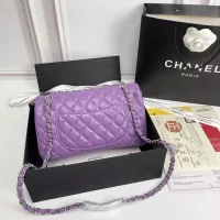 Cheap Chanel AAA Quality Messenger Bags In Silver For Women #1345912 Replica Wholesale [$80.00 USD] [ITEM#1345912] on Replica Chanel AAA Quality Messenger Bags
