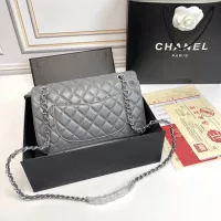 Cheap Chanel AAA Quality Messenger Bags In Silver For Women #1345931 Replica Wholesale [$80.00 USD] [ITEM#1345931] on Replica Chanel AAA Quality Messenger Bags
