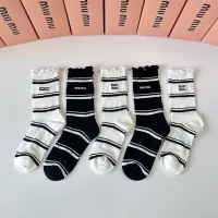 Cheap MIU MIU Socks #1345937 Replica Wholesale [$29.00 USD] [ITEM#1345937] on Replica MIU MIU Socks
