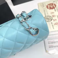Cheap Chanel AAA Quality Messenger Bags In Silver For Women #1345938 Replica Wholesale [$80.00 USD] [ITEM#1345938] on Replica Chanel AAA Quality Messenger Bags