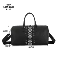 Cheap Philipp Plein PP Travel Bags #1346362 Replica Wholesale [$125.00 USD] [ITEM#1346362] on Replica Philipp Plein PP Travel Bags