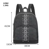 Cheap Philipp Plein PP AAA Backpacks #1346376 Replica Wholesale [$118.00 USD] [ITEM#1346376] on Replica Philipp Plein PP AAA Backpacks