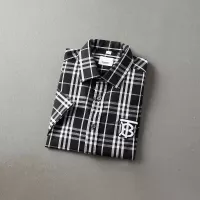 Cheap Burberry Shirts Short Sleeved For Men #1346585 Replica Wholesale [$36.00 USD] [ITEM#1346585] on Replica Burberry Shirts