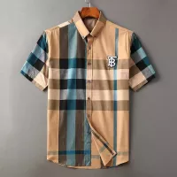 Cheap Burberry Shirts Short Sleeved For Men #1346588 Replica Wholesale [$36.00 USD] [ITEM#1346588] on Replica Burberry Shirts