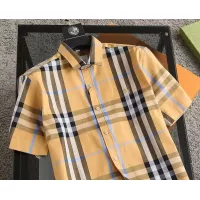 Cheap Burberry Shirts Short Sleeved For Men #1346597 Replica Wholesale [$36.00 USD] [ITEM#1346597] on Replica Burberry Shirts