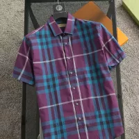 Cheap Burberry Shirts Short Sleeved For Men #1346601 Replica Wholesale [$38.00 USD] [ITEM#1346601] on Replica Burberry Shirts