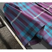 Cheap Burberry Shirts Short Sleeved For Men #1346601 Replica Wholesale [$38.00 USD] [ITEM#1346601] on Replica Burberry Shirts