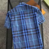 Cheap Burberry Shirts Short Sleeved For Men #1346602 Replica Wholesale [$38.00 USD] [ITEM#1346602] on Replica Burberry Shirts