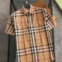 Cheap Burberry Shirts Short Sleeved For Men #1346603 Replica Wholesale [$39.00 USD] [ITEM#1346603] on Replica Burberry Shirts