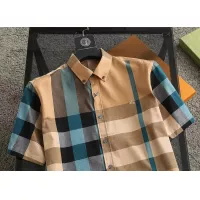 Cheap Burberry Shirts Short Sleeved For Men #1346615 Replica Wholesale [$36.00 USD] [ITEM#1346615] on Replica Burberry Shirts