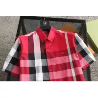 Cheap Burberry Shirts Short Sleeved For Men #1346616 Replica Wholesale [$36.00 USD] [ITEM#1346616] on Replica Burberry Shirts