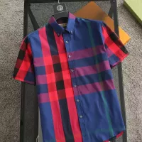 Cheap Burberry Shirts Short Sleeved For Men #1346618 Replica Wholesale [$36.00 USD] [ITEM#1346618] on Replica Burberry Shirts