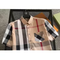 Cheap Burberry Shirts Short Sleeved For Men #1346632 Replica Wholesale [$38.00 USD] [ITEM#1346632] on Replica Burberry Shirts