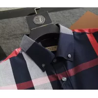 Cheap Burberry Shirts Short Sleeved For Men #1346633 Replica Wholesale [$38.00 USD] [ITEM#1346633] on Replica Burberry Shirts