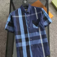 Cheap Burberry Shirts Short Sleeved For Men #1346634 Replica Wholesale [$38.00 USD] [ITEM#1346634] on Replica Burberry Shirts