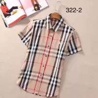 Cheap Burberry Shirts Short Sleeved For Women #1346645 Replica Wholesale [$36.00 USD] [ITEM#1346645] on Replica Burberry Shirts