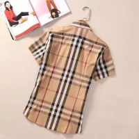 Cheap Burberry Shirts Short Sleeved For Women #1346646 Replica Wholesale [$36.00 USD] [ITEM#1346646] on Replica Burberry Shirts