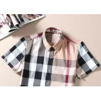 Cheap Burberry Shirts Short Sleeved For Women #1346650 Replica Wholesale [$36.00 USD] [ITEM#1346650] on Replica Burberry Shirts