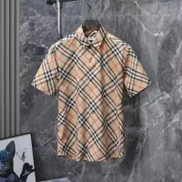 Cheap Burberry Shirts Short Sleeved For Men #1346653 Replica Wholesale [$39.00 USD] [ITEM#1346653] on Replica Burberry Shirts