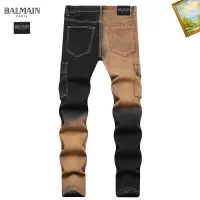 Cheap Balmain Jeans For Men #1346767 Replica Wholesale [$48.00 USD] [ITEM#1346767] on Replica Balmain Jeans