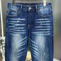 Cheap Philipp Plein PP Jeans For Men #1346796 Replica Wholesale [$56.00 USD] [ITEM#1346796] on Replica Philipp Plein PP Jeans