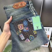 Cheap Louis Vuitton LV Jeans For Men #1346806 Replica Wholesale [$56.00 USD] [ITEM#1346806] on Replica Louis Vuitton LV Jeans