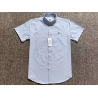 Cheap Lacoste Shirts Short Sleeved For Men #1346831 Replica Wholesale [$42.00 USD] [ITEM#1346831] on Replica Lacoste Shirts