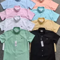 Cheap Lacoste Shirts Short Sleeved For Men #1346833 Replica Wholesale [$42.00 USD] [ITEM#1346833] on Replica Lacoste Shirts