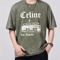 Cheap Celine T-Shirts Short Sleeved For Men #1347007 Replica Wholesale [$45.00 USD] [ITEM#1347007] on Replica Celine T-Shirts
