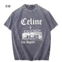 Cheap Celine T-Shirts Short Sleeved For Men #1347008 Replica Wholesale [$45.00 USD] [ITEM#1347008] on Replica Celine T-Shirts