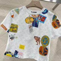 Cheap Louis Vuitton LV T-Shirts Short Sleeved For Women #1347024 Replica Wholesale [$60.00 USD] [ITEM#1347024] on Replica Louis Vuitton LV T-Shirts