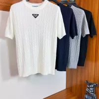 Cheap Prada T-Shirts Short Sleeved For Men #1347068 Replica Wholesale [$45.00 USD] [ITEM#1347068] on Replica Prada T-Shirts