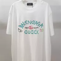Cheap Balenciaga T-Shirts Short Sleeved For Unisex #1347326 Replica Wholesale [$42.00 USD] [ITEM#1347326] on Replica Balenciaga T-Shirts