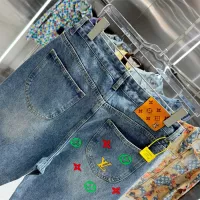 Cheap Louis Vuitton LV Jeans For Men #1347361 Replica Wholesale [$60.00 USD] [ITEM#1347361] on Replica Louis Vuitton LV Jeans
