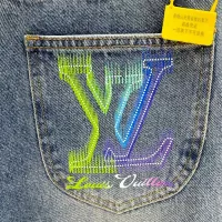 Cheap Louis Vuitton LV Jeans For Men #1347363 Replica Wholesale [$60.00 USD] [ITEM#1347363] on Replica Louis Vuitton LV Jeans