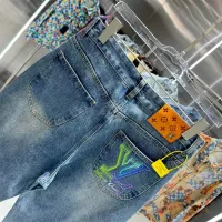 Cheap Louis Vuitton LV Jeans For Men #1347363 Replica Wholesale [$60.00 USD] [ITEM#1347363] on Replica Louis Vuitton LV Jeans