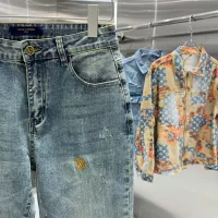Cheap Louis Vuitton LV Jeans For Men #1347366 Replica Wholesale [$60.00 USD] [ITEM#1347366] on Replica Louis Vuitton LV Jeans