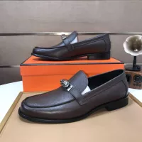 Cheap Hermes Leather Shoes For Men #1347410 Replica Wholesale [$100.00 USD] [ITEM#1347410] on Replica Hermes Leather Shoes