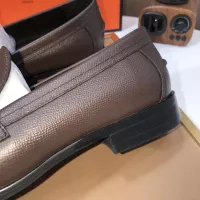 Cheap Hermes Leather Shoes For Men #1347410 Replica Wholesale [$100.00 USD] [ITEM#1347410] on Replica Hermes Leather Shoes