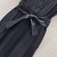 Cheap Fendi Dresses Short Sleeved For Women #1347437 Replica Wholesale [$80.00 USD] [ITEM#1347437] on Replica Fendi Dresses