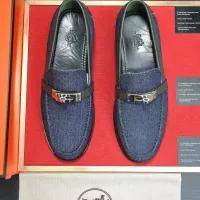 Cheap Hermes Leather Shoes For Men #1347438 Replica Wholesale [$98.00 USD] [ITEM#1347438] on Replica Hermes Leather Shoes
