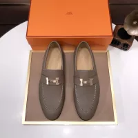 Cheap Hermes Leather Shoes For Men #1347443 Replica Wholesale [$100.00 USD] [ITEM#1347443] on Replica Hermes Leather Shoes