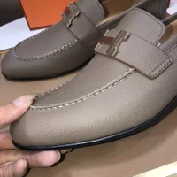 Cheap Hermes Leather Shoes For Men #1347443 Replica Wholesale [$100.00 USD] [ITEM#1347443] on Replica Hermes Leather Shoes