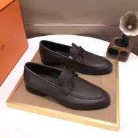 Cheap Hermes Leather Shoes For Men #1347445 Replica Wholesale [$100.00 USD] [ITEM#1347445] on Replica Hermes Leather Shoes