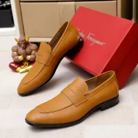 Cheap Salvatore Ferragamo Leather Shoes For Men #1347523 Replica Wholesale [$108.00 USD] [ITEM#1347523] on Replica Salvatore Ferragamo Leather Shoes